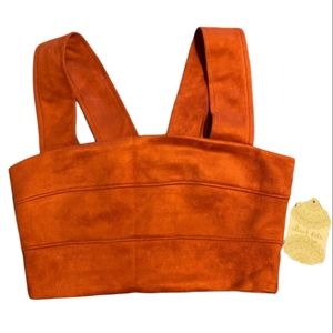 NWT Mia Faux Suede Top from Altar’d State